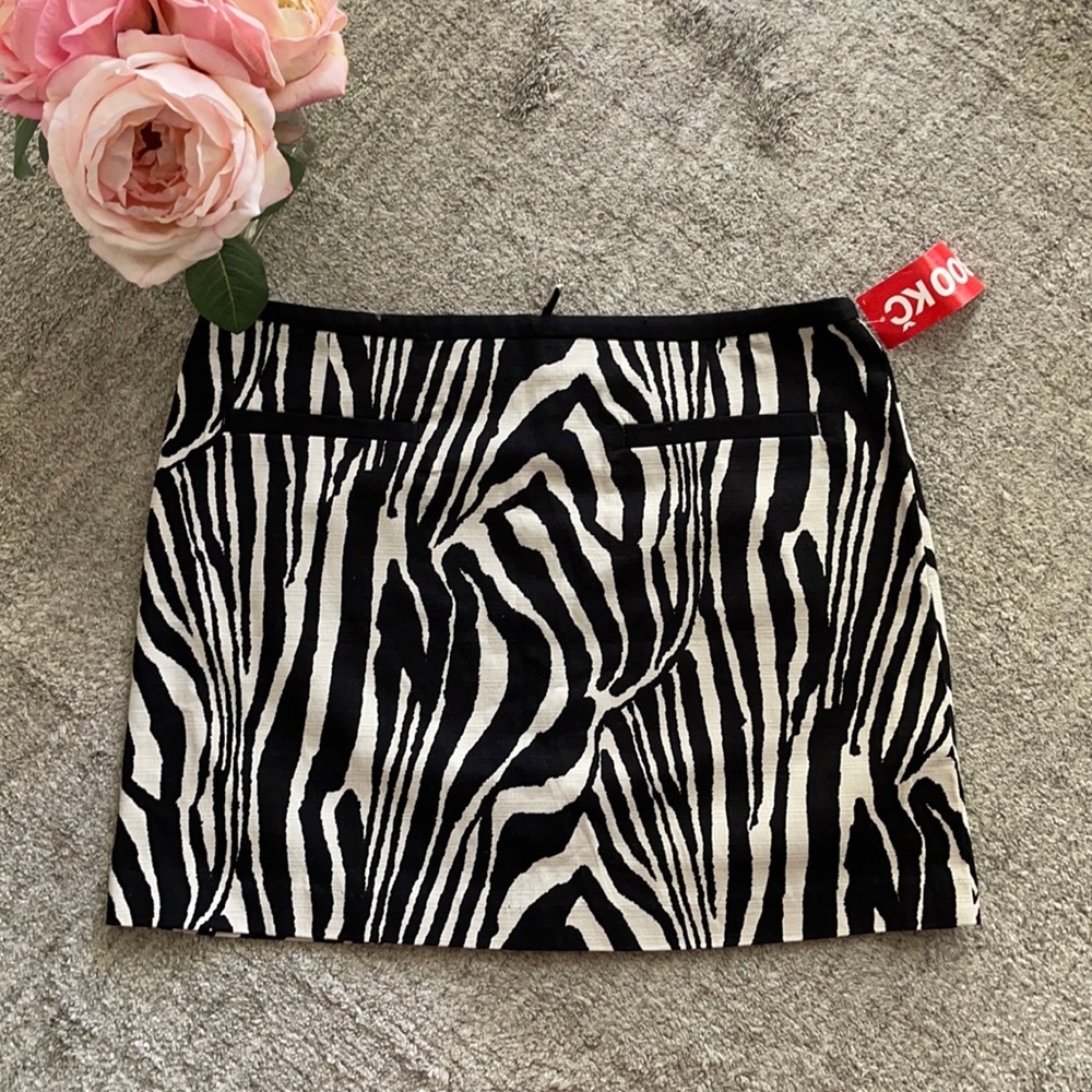 NWT Zebra print Skirt.